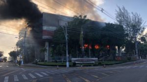Incêndio no TJ-CE iniciou no almoxarifado, segundo bombeiros