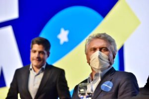 Em Brasília, Caiado participa de Convenção Nacional do DEM, que estabelece fusão com PSL e cria novo partido, o União Brasil, com foco na “defesa intransigente da democracia”