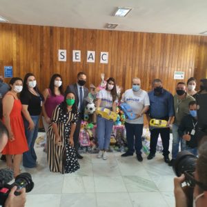 Secretaria de Estado de Atendimento à Comunidade mobiliza servidores para arrecadação de brinquedos