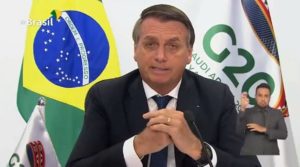Bolsonaro exalta vacinas, atração de recursos e livre comércio no G20. Leia discurso