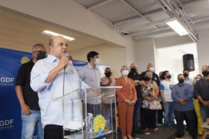 Ibaneis inaugura Centro de Eduação em Ceilândia, a creche entregue contempla demanda antiga