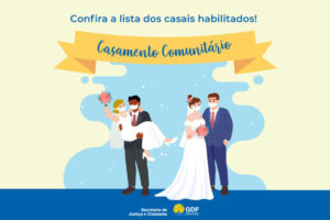 Divulgada lista de casais selecionados para primeiro Casamento Comunitário de 2022