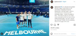 Djokovic impõe derrota à Justiça da Austrália