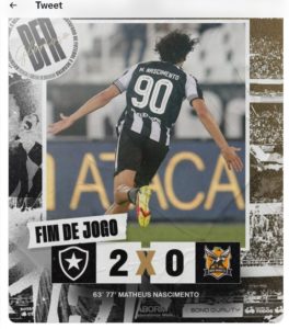 Botafogo vence e reassume a ponta do Carioca