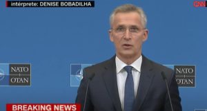 “Haverá uma nova Europa após a invasão de hoje”, alerta secretário-geral da Otan, Jens Stoltenberg