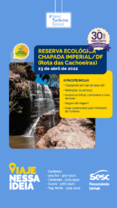 Em abril Sesc-DF oferece passeio para a reserva ecológica Chapada Imperial (DF)