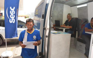 Sesc-DF inaugura Unidade Móvel de Relacionamento para credenciar empregados de empresas do comércio local