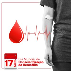 Conscientização sobre a hemofilia é lembrada em 17 de abril