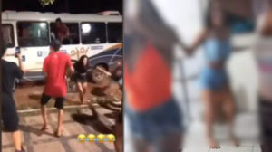 Vídeo: Adolescente depredam ônibus e dançam em delegacia após serem retirados de festa