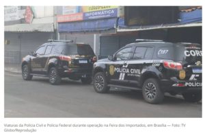 PF combate contrabando e venda de cigarros eletrônicos na Feira dos Importados