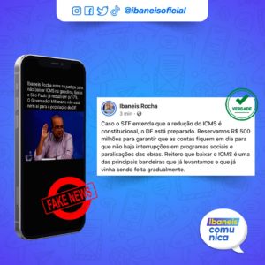 Ibaneis Rocha desmente Fake News