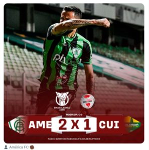 América-MG vence Cuiabá neste sábado (4)