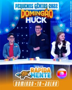 ‘Pequenos Gênios’: Ceilândia terá um representante no programa Domingão com Huck