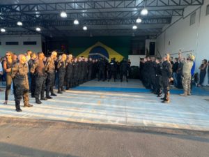 Tabanez prestigia formatura do V COTE-PCDF/DOE