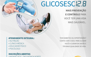 Sesc-DF inicia projeto de acompanhamento de doenças crônicas em Taguatinga Norte