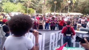 São Paulo tem ato de protesto ao assassinato de Marcelo Arruda