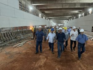 Governador Ibaneis Rocha visita obra do Túnel de Taguatinga nesta segunda (1º)