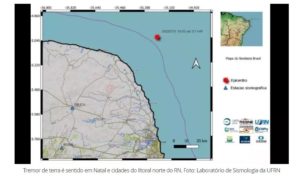 Tremores de terra são sentidos no Rio Grande do Norte
