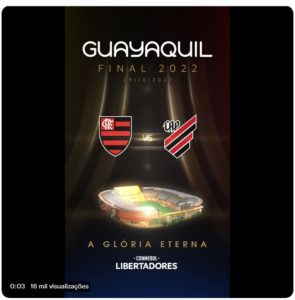 Flamengo e Athletico-PR disputam 5ª final brasileira da Libertadores