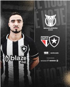 São Paulo e Botafogo se enfrentam por vaga no G8 do Brasileirão