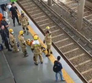 Homem é ‘atropelado’ por trem do metrô ao passa mal
