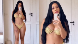 Simaria desfila de lingerie e arranca suspiros nas redes: ‘Só começando’