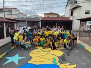 ARTE E VIBRAÇÃO NA COPA DO MUNDO DA QE 38 DO GUARÁ II