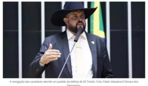 Ministro do STF retira obrigatoriedade de tornozeleira eletrônica de Zé Trovão