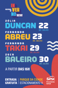 Música boa e gratuita: vem aí o Festival de Inverno Sesc!