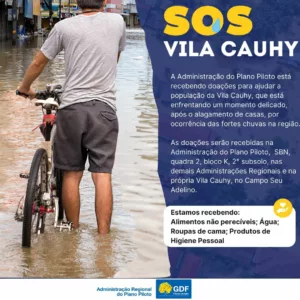 Ajude a Vila Cauhy: Doações na Administração do Plano Piloto