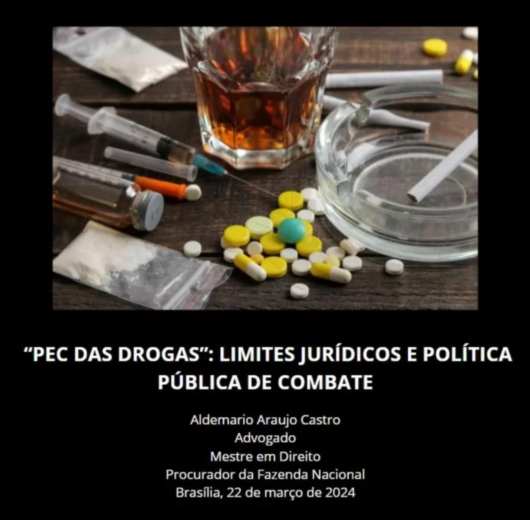 “PEC DAS DROGAS”: LIMITES JURÍDICOS E POLÍTICA PÚBLICA DE COMBATE