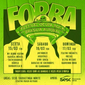 Confira dicas para aproveitar o final de semana nos teatros do Sesc-DF