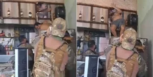 Vídeo: Criminoso mais procurado é encontrado dentro de parede