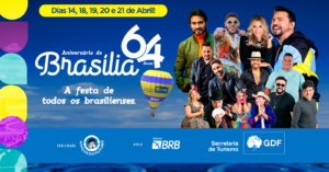 Celebração de 64 anos de Brasília: Um mês de eventos imperdíveis