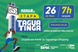 Taguatinga vai receber segunda etapa do circuito Sesc+Corridas