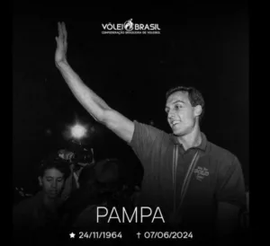 Lenda do vôlei: Pampa, campeão olímpico, parte aos 59 anos