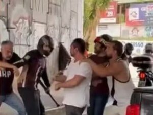 Violência no trânsito: Briga com socos e taco de baseball em Águas Claras