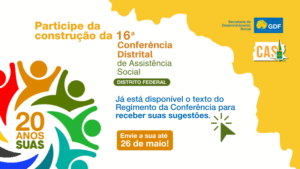 Sedes abre consulta pública para a 16ª Conferência de Assistência Social