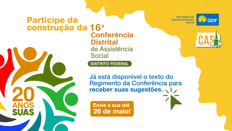 Sedes abre consulta pública para a 16ª Conferência de Assistência Social