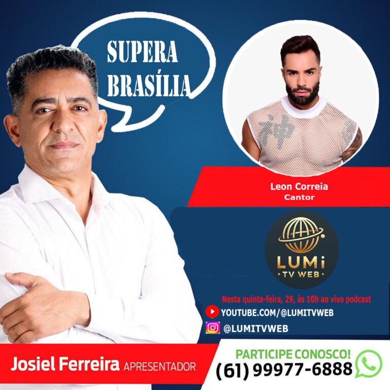 PODCAST AO VIVO: Entrevista com o cantor Leon Correia e Leandro Paixão