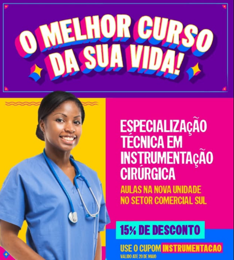 Senac-DF abre vagas para especialização em Instrumentação Cirúrgica