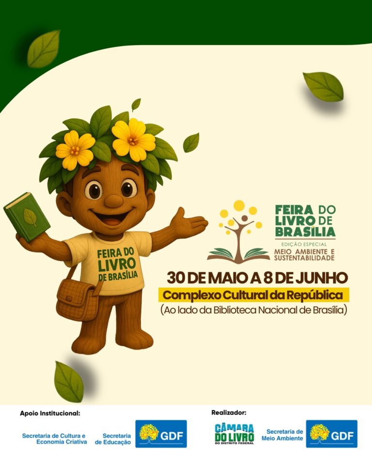 Feira do Livro de Brasília terá edição especial dedicada ao Meio Ambiente