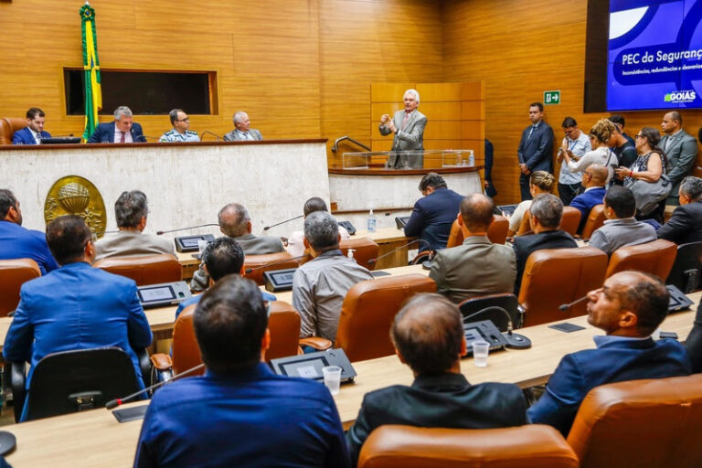 Ronaldo Caiado defende autonomia dos estados em seminário nacional sobre segurança