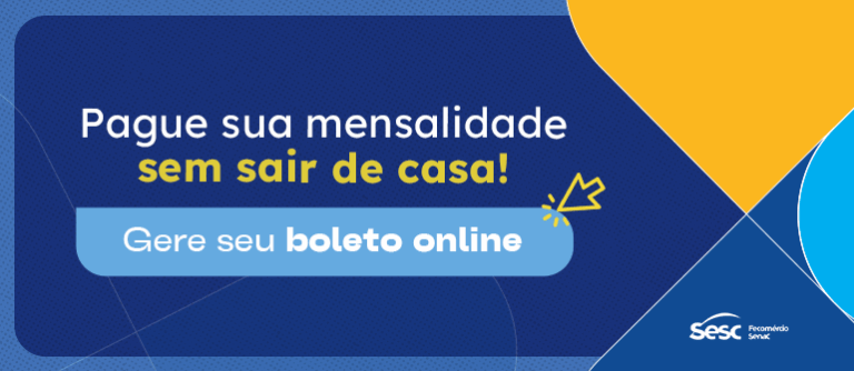 Agora é digital: Sesc DF oferece boleto no site