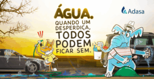 Campanha da Adasa usa humor e samba para falar sério sobre o uso da água