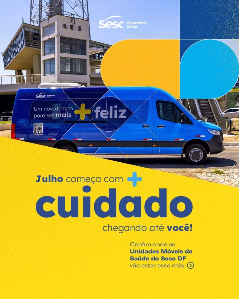 Sesc-DF leva serviços gratuitos a várias regiões em julho
