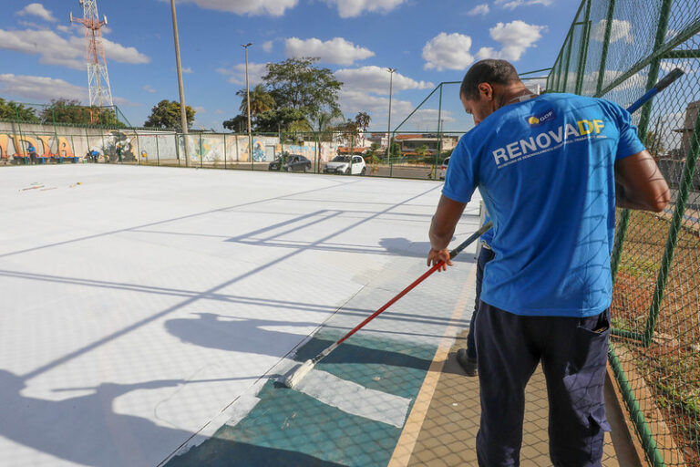 Quadras do P Sul, são reformadas pelo RenovaDF