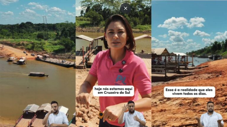 Michelle chama ministro de “mentiroso” por ponte que não existe