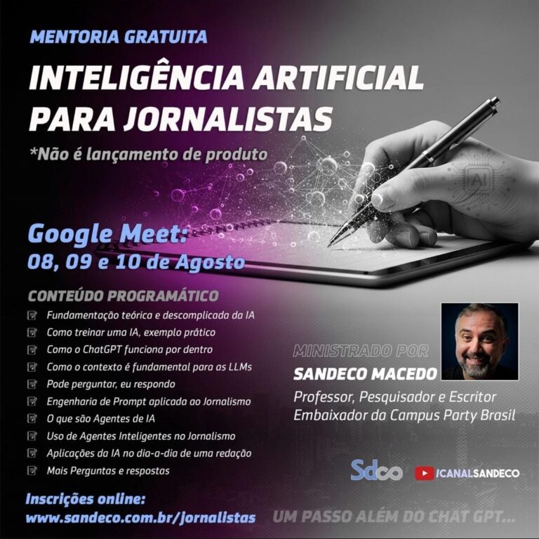 Já imaginou usar a inteligência artificial no seu dia-a-dia como jornalista?
