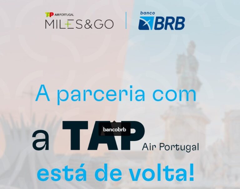 Parceria BRB e TAP retorna com exclusividade e benefícios